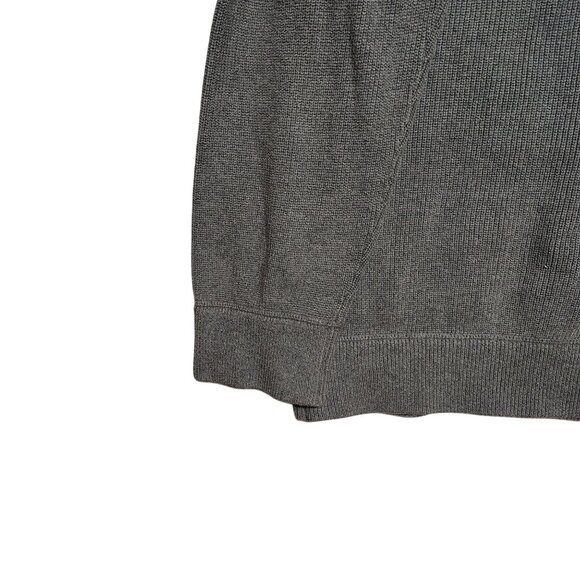 Eddie Bauer Tall XXXL Gray Henley Sweater 100% Cotton Mens Casual Pullover - Picture 7 of 8